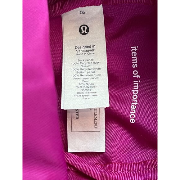 Lululemon Purple and Red/Orange Mini Crossbody Bag With Adjustable Strap - Picture 8 of 10